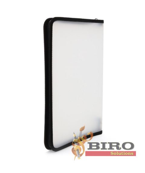 Mapă A4 cu fermoar OfficeLine, neagră